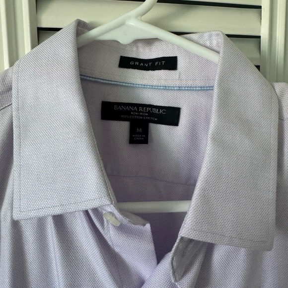 Banana Republic Men's Light Purple Dress Shirt - Picture 1 of 4